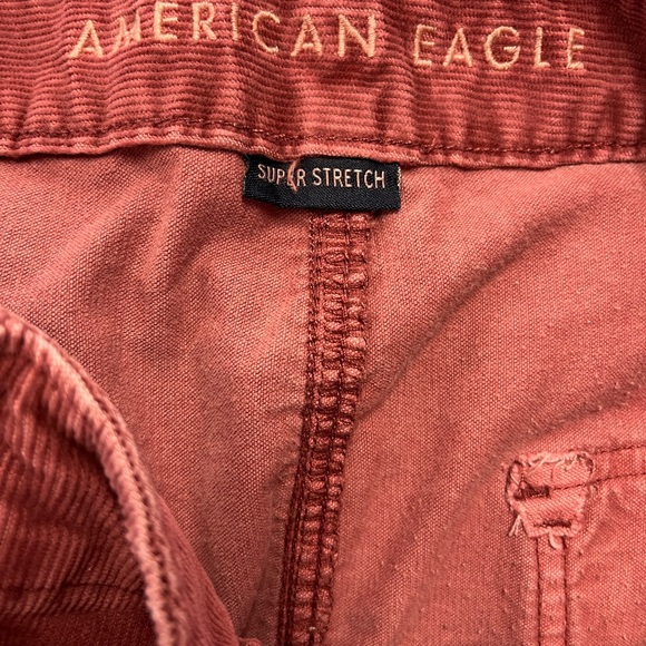 American Eagle Pink Corduroy Mini Skirt Sz. 12 - Picture 7 of 8